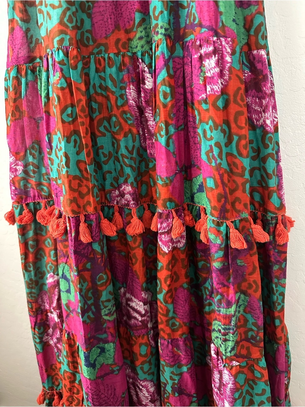 Antica Sartoria Giacomo Cinque Beaded Boho Maxi Dress XS - Picture 7 of 11